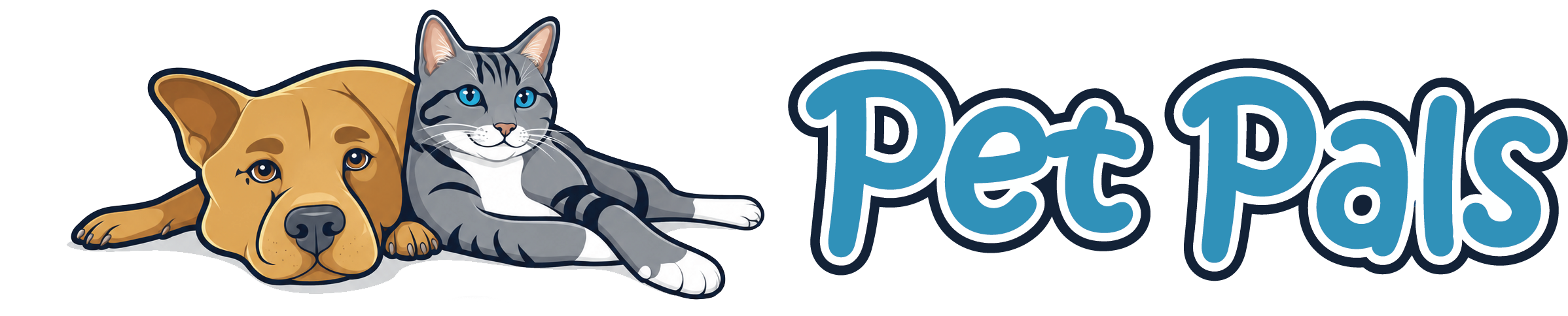 Pet Pals Animal Rescue Horizontal Logo